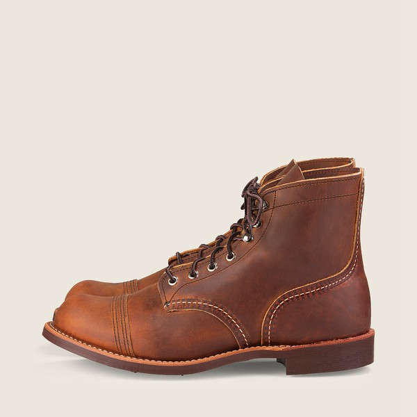 Heritage Støvler Herre - Red Wing Iron Ranger - 6-Inchr Rough & Tough Læder - Brune - PRWHJN-681